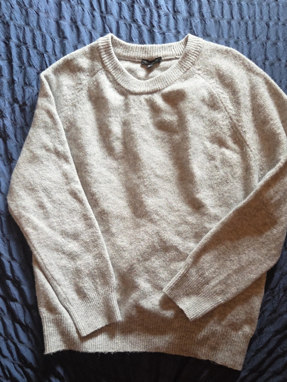 Dynamite Neutral Gray Crewneck Sweater